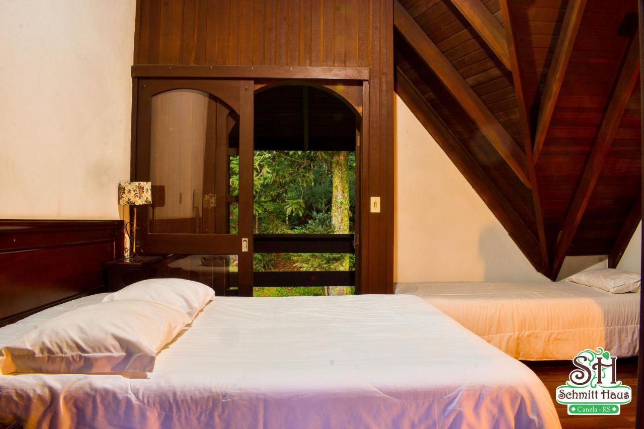 Estalagem Schmitt Haus Villa Canela Exterior foto
