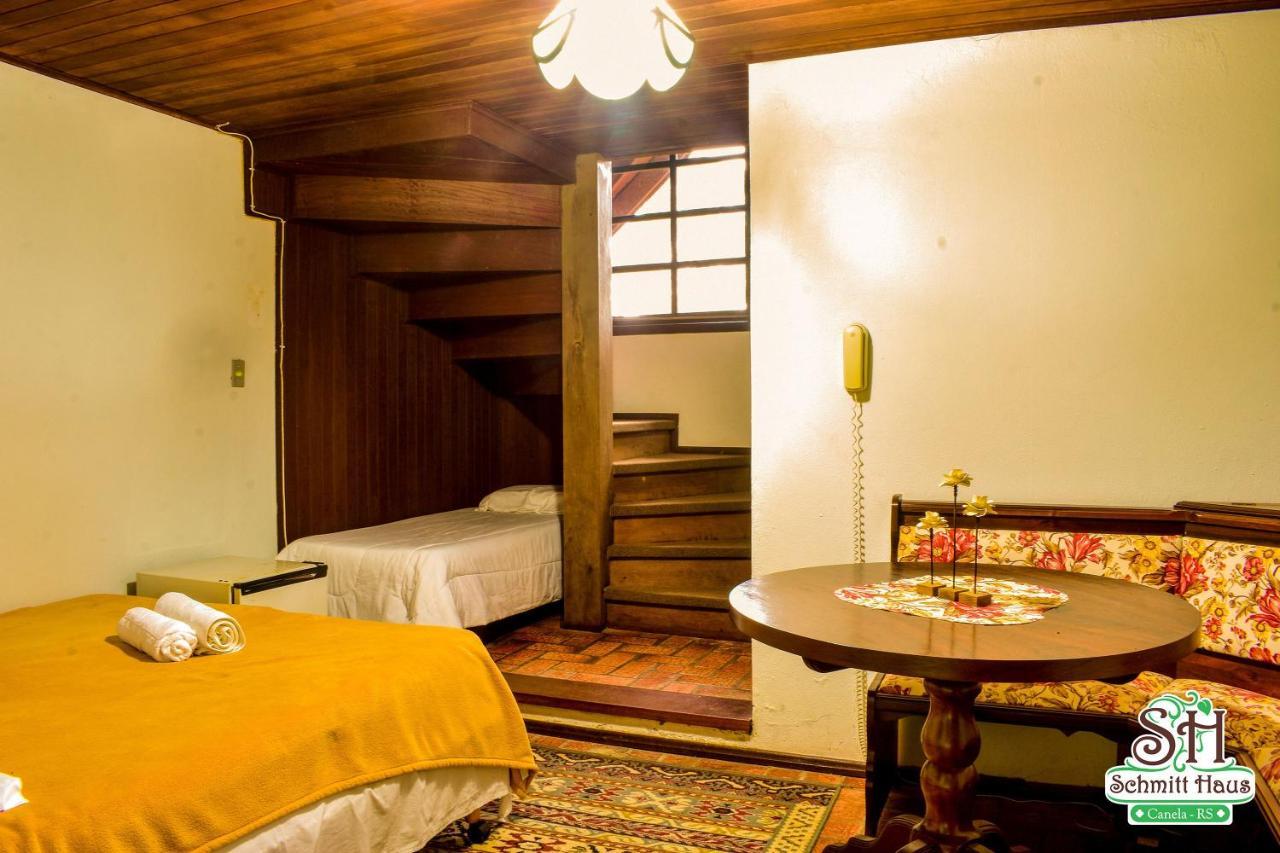 Estalagem Schmitt Haus Villa Canela Exterior foto