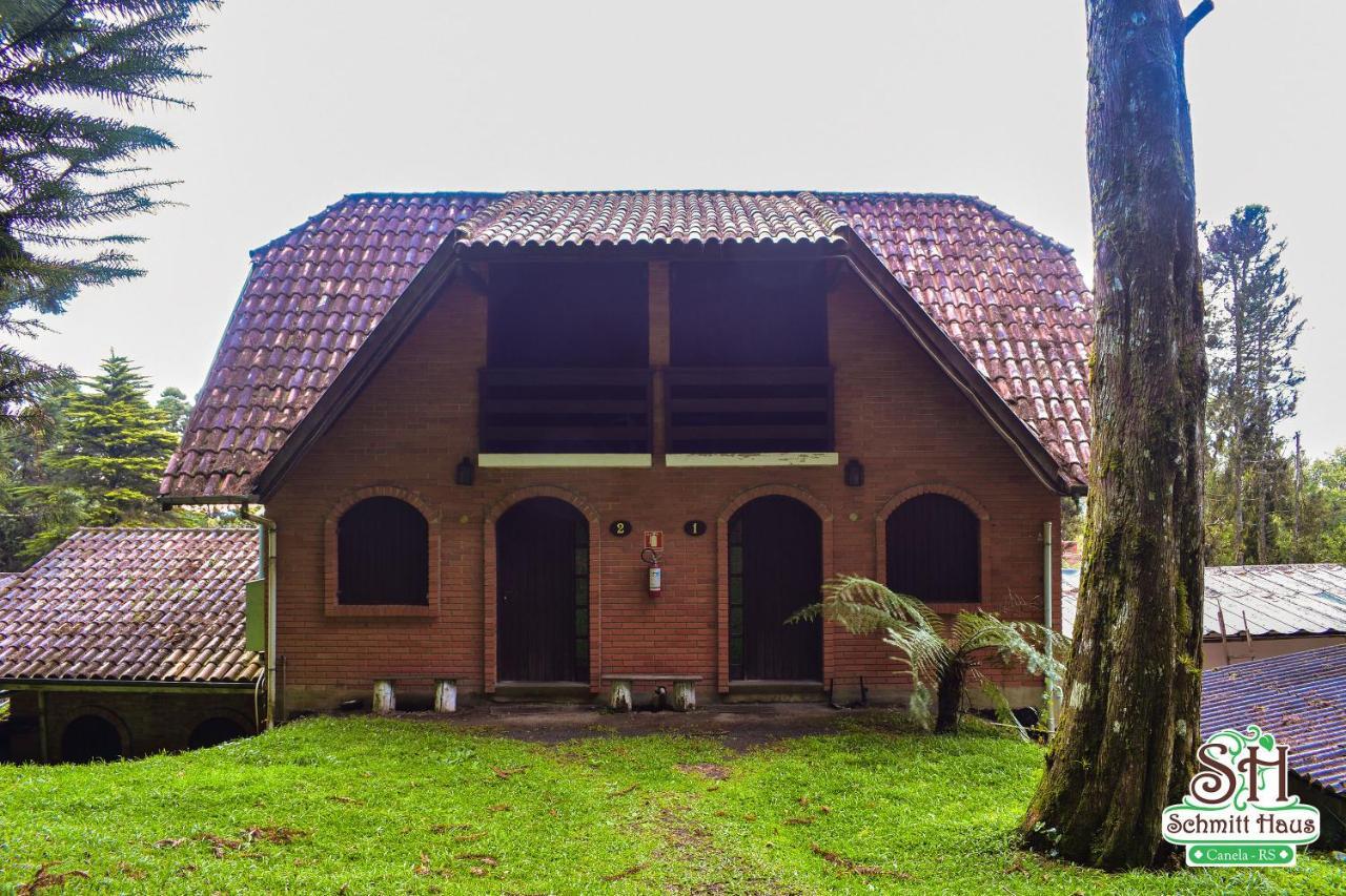 Estalagem Schmitt Haus Villa Canela Exterior foto