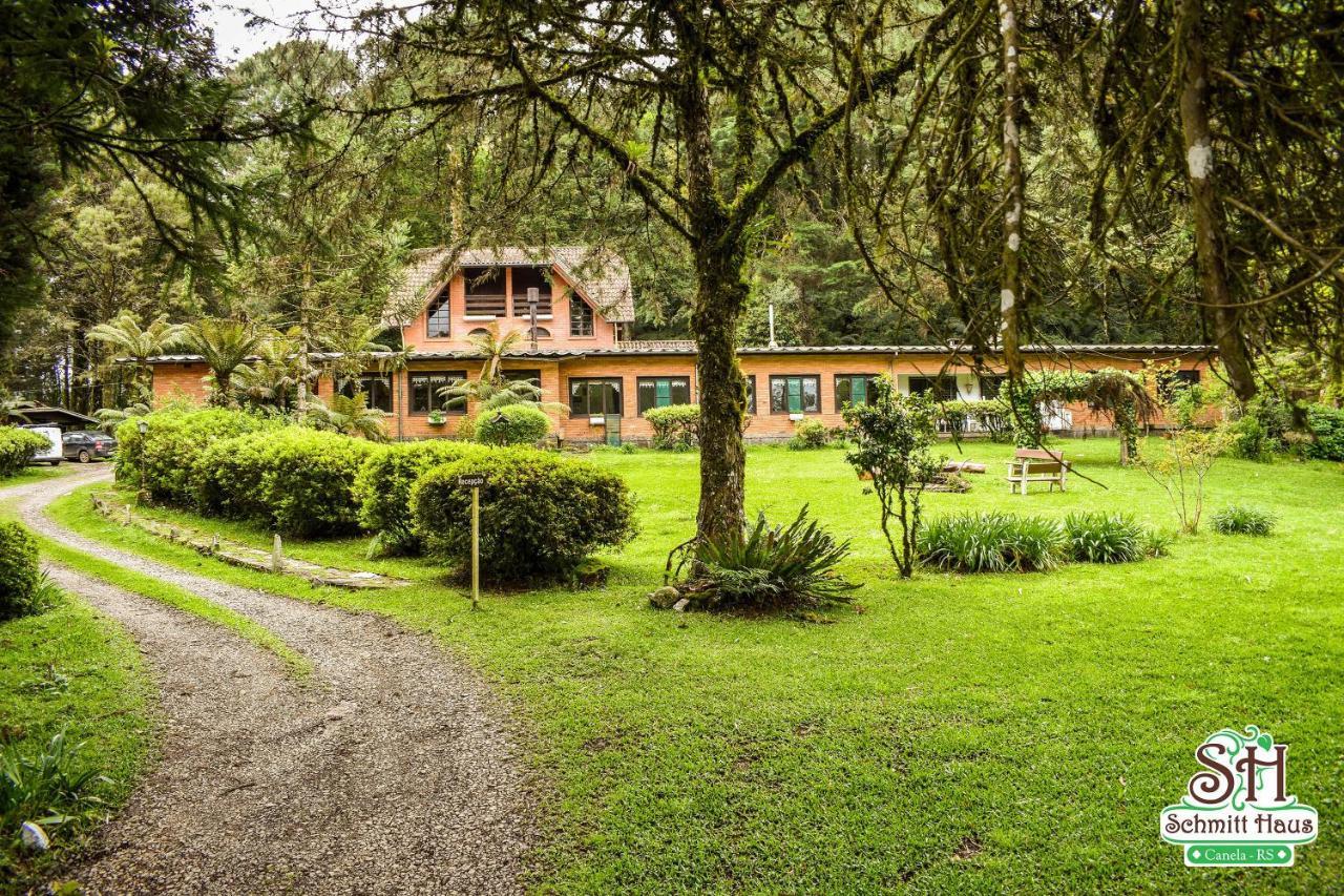 Estalagem Schmitt Haus Villa Canela Exterior foto