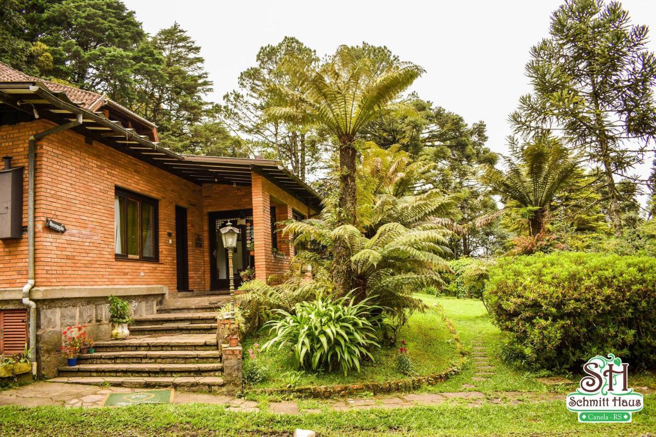 Estalagem Schmitt Haus Villa Canela Exterior foto