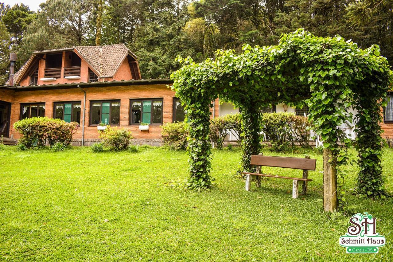 Estalagem Schmitt Haus Villa Canela Exterior foto