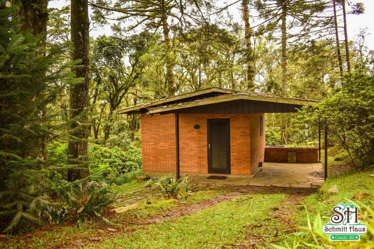 Estalagem Schmitt Haus Villa Canela Exterior foto